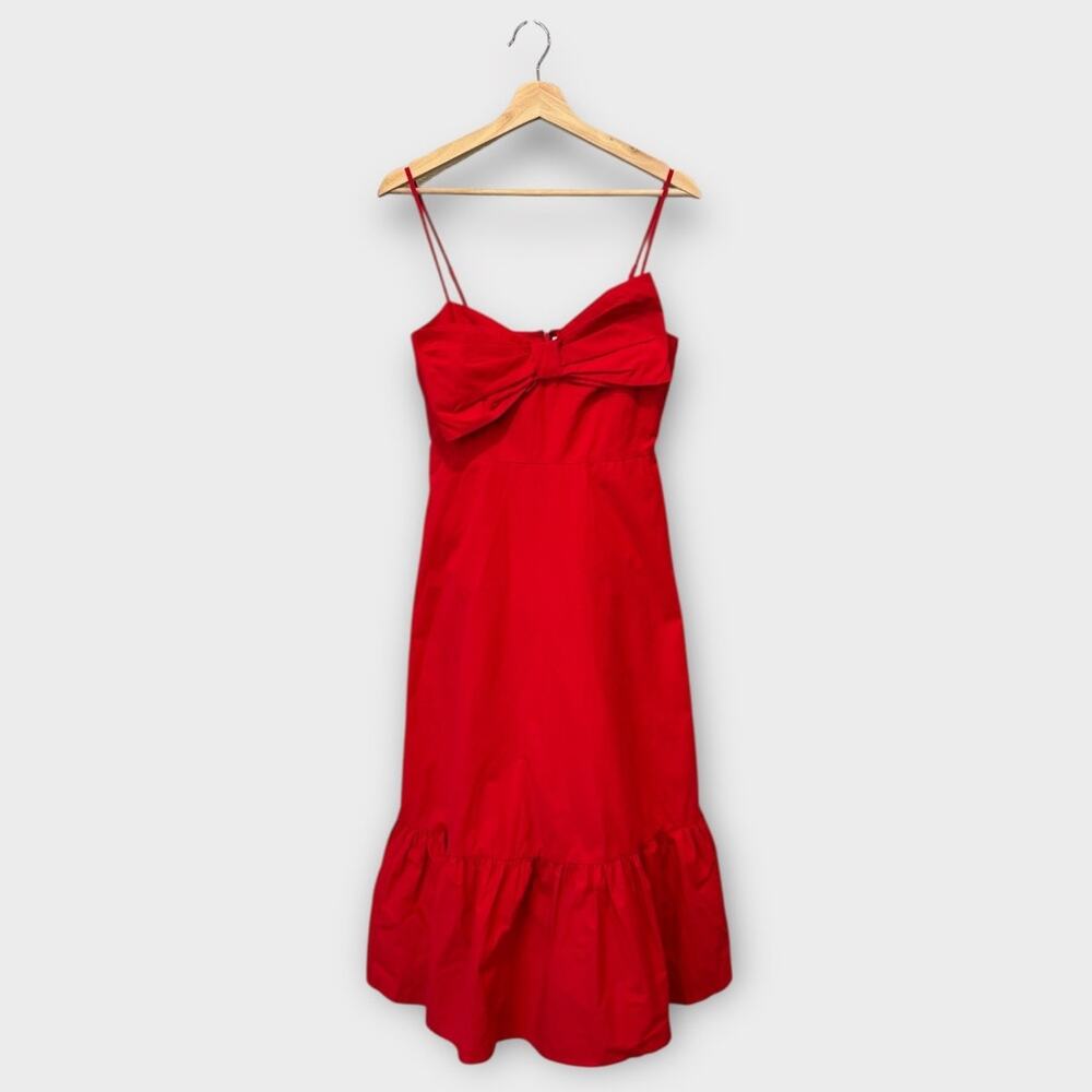 ASTR THE LABEL Asymmetrical Bow Midi Dress Size Small - Picture 5 of 12
